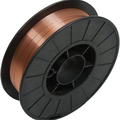 ER70S-6 .023 Inch Solid MIG Welding Wire, 11 LBS 0.6 mm, Mild Steel MIG Wire with Low Splatter and High Levels of Deoxidizers