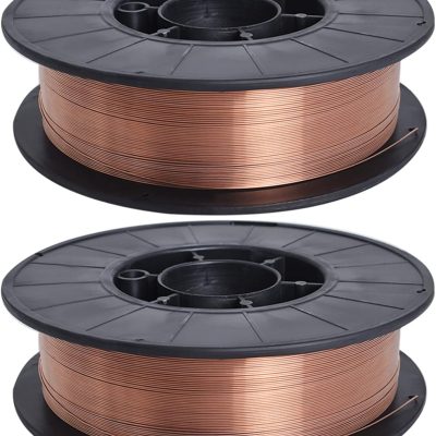 2 Rolls ER70S-6 Solid Mig Welding Wire 0.035 Inch (0.9MM) Mild Steel Welding Wire 10Lb Spool